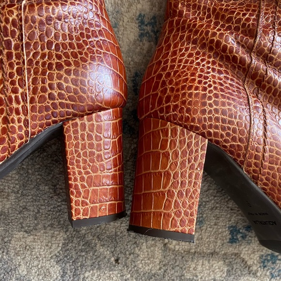 Aquatalia Florina Over The Knee Boot In Brown - Picture 7 of 9